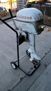 Vintage Johnson 10 Sea Horse Outboard Engine