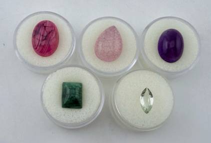 (5) Gemstone Specimens