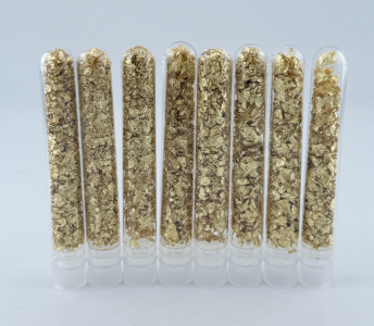 (8) Bottles Of Gold Flake/ Leaf Gold
