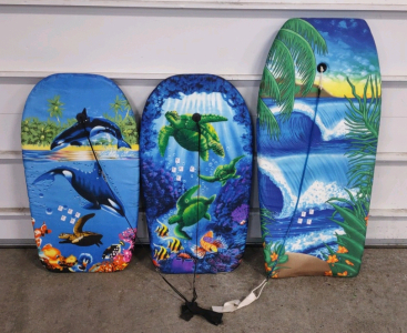 (3) Assorted Sized Boogie Boards