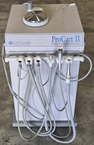 DNTLworks Equipment Corp. ProCart II Mobile Treatment Console w/ Integrated Footpedal - 29&frac12;"H x 22"D x 20"W / +$4000 Value!