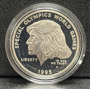 1995 Special Olympics World Games Commemorative Coin, Silver, Mint Mark P