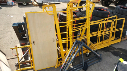 MetalTech (Yellow/Gray) Scaffolding-Max 1,100 lbs.