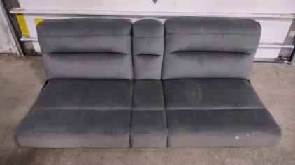 A 5'x 3&frac12;' (Grey)Toy Hauler Happy Jack RV Sofa