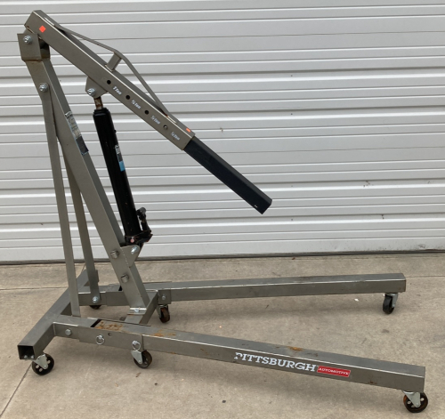 Pittsburgh 1-Ton Folding Shop Crane