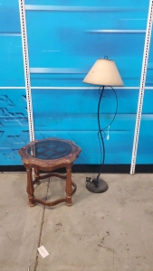 End Table and Lamp