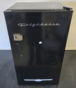 Frigidaire Retro Mini Fridge w/ Freezer Shelf & Side Mounted Bottle Opener - 3.2CU FT (Black) - 32⅞"H x 16&frac34;"D x 17&frac34;"W / +$200 Value!