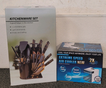 Extreme Speed Air Cooler And Black And Gold Kitchen Set