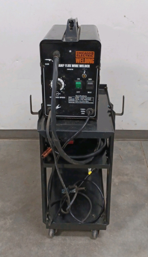 Chicago Electric Welding 90 Amp Flux Wire Welder with Cart