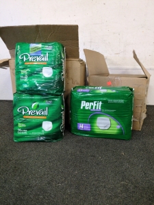 Prevail Xtra large underwear and Perfit Xtra large underwear