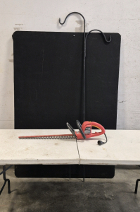 Homesite Hedge Saw(Works), Plant Holder(7ft), Foldable Table