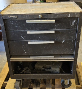 Tool Box Workbench Full of Miscellaneous Tools