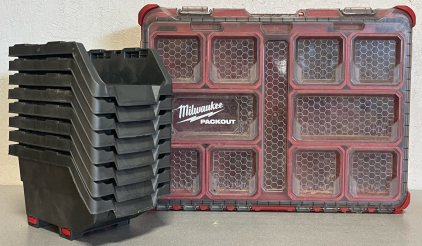 Milwaukee Packout Organizer & Husky Tool Organizer Bins