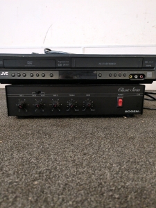 Classic Series Bogen amplifier VHS plus DVD player