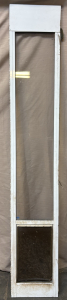 Glass Door w/ Dog Door / 13.5&rdquo; W x 80&rdquo; H