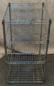 Metal Wire Rack / 18&rdquo; L x 18&rdquo; W x 36&rdquo; H