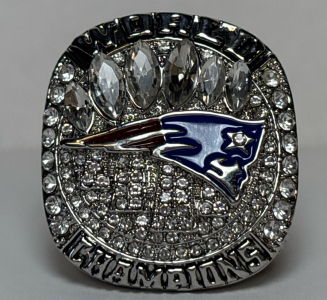 2018 New England Patriots Super Bowl World Champions Diamond Ring Size 11