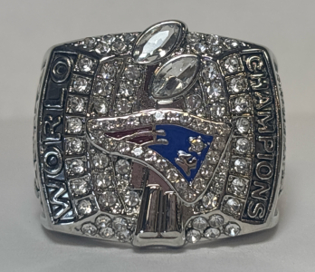 2003 New England Patriots Super Bowl World Champions Diamond Ring Size 11