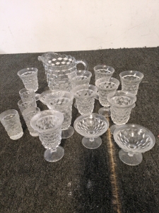Fostoria American glassware,