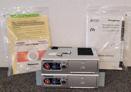 (2) Panasonic Memory Card Video Recorder