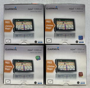 (4) Garmin 1300LM Navigation Systems