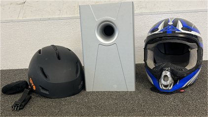 Spy + Riding Helmet Size XL 24.4- 26 Inches, 62-66 cm, Sub Woofer, Zonic Riding Helmet Size XXL