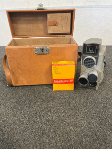 Picture This: Vintage Movie Camera With Film
