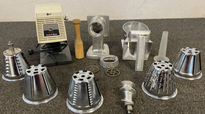 Rival Grind-O-Matic Meat Grinder With Accessories