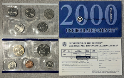 2000 Uncirculated Coin Set