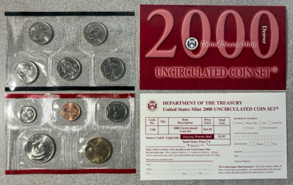 2000 Uncirculated Coin Set