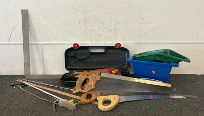 Assortment Of Saws And Tools
