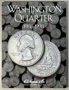 Book Of Washington Quarters 1988-1998 (23 Coins)