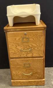 File Cabinet and a Booster Seat