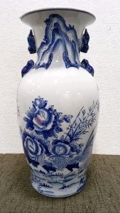 Pheasant Motif Vase (18")