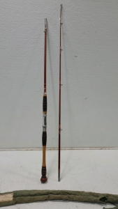 Montague "Holloglass" 2-Piece Boat Fishing Rod, 7&frac12; ft.Length.