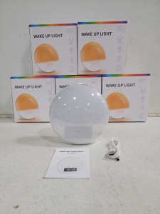 (6) Wake Up Light Alarm Clocks