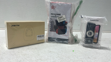 JAMYOK Alarm Clock, KJH Switck Storing And Charging Station, Galaxy A14 Samsung Cell Phone