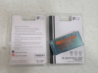 (2)Ridge Royal Series HD Adjustable Auto Darkening Gold Welding Lens