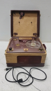Vintage Webcor Model 210-1B Reel to Reel Tape Player.