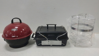 (2) Camp Stove And Frying Basket