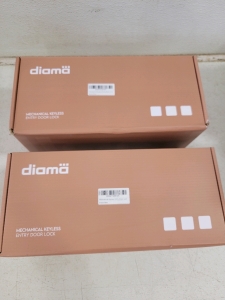 (2)diama Mechanical Keyless Entry Door Lock