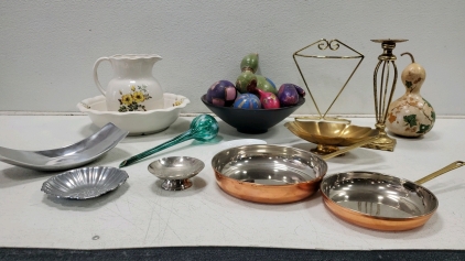 Ceramic Water Pitcher And Wash Basin Set, And More