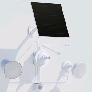 (1) VUEBEE Motion Sensor Outdoor Lights, 10W Solar Motion Lights, Outdoor, 2 LED Solar Flood Lights W/ Battery <br/>