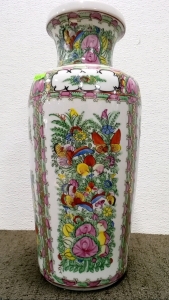 Canton Famille Rose Style Vase