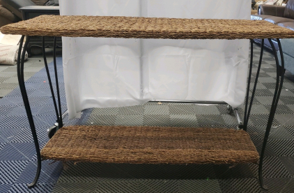 Wicker Shelf Rack