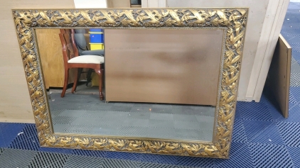 42.5" x 31" Gold Frame Large Mirror