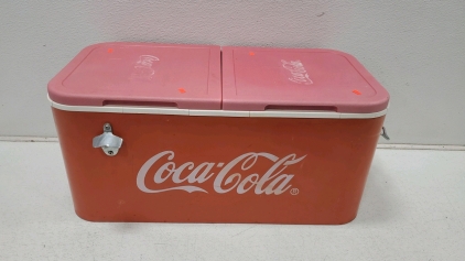 Vintage Coca-Cola Cooler 30"x13"x14"