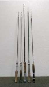 (5) Telescopic Fishing Poles