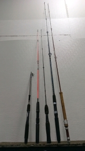 (5) Fishing Poles