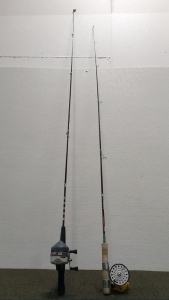 (2) Fishing Rod and Reel Combo